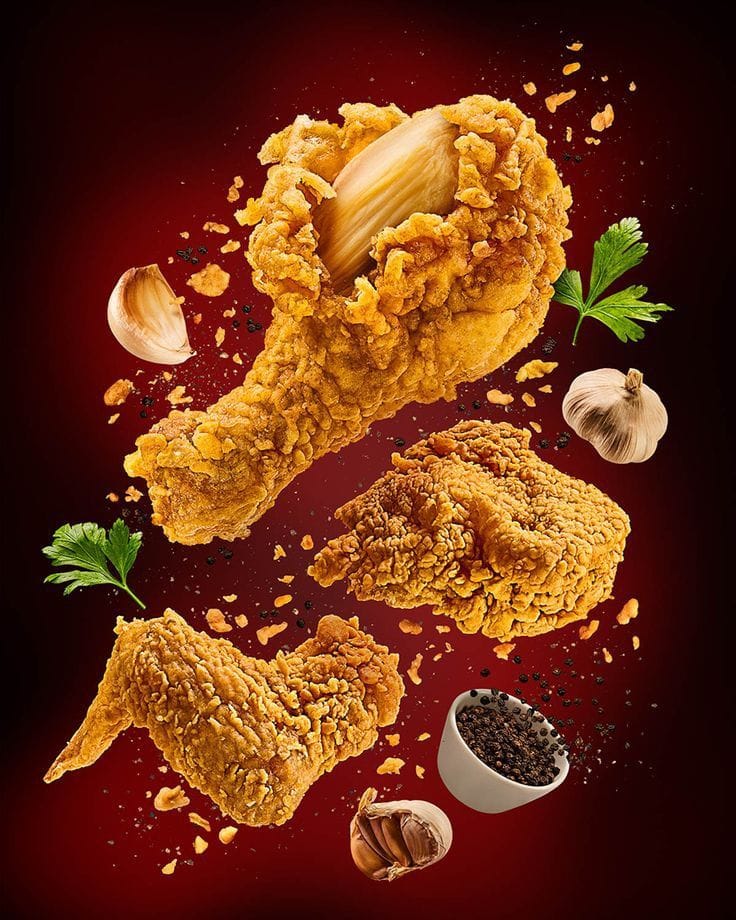 Signature thickshake and chicken wings